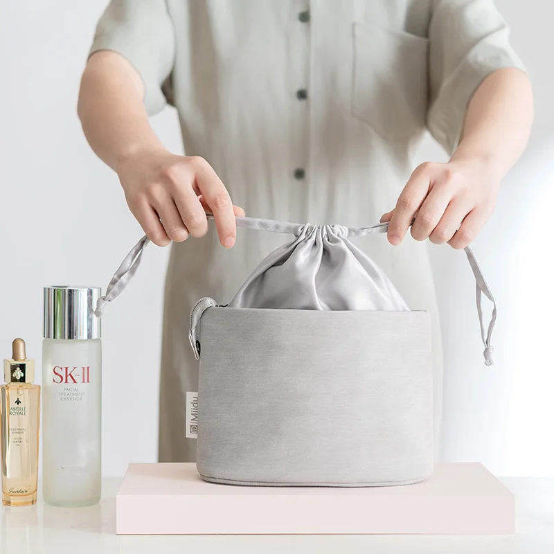 

Portable Drawstring Storage Bag Bathroom Cosmetic Organizer Travel Toiletries Packaging Pouch Home Small Things Storing Supplies