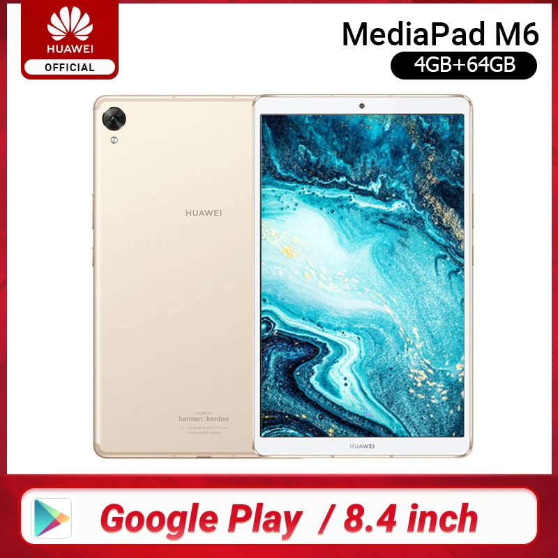 Оригинальный Планшет huawei Mediapad M6 Turbo 8 4 дюймов 64 ГБ 128 Восьмиядерный кирин980 Android 9 0