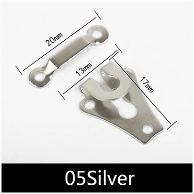 05Silver Meetee 30/50 комплектов Медь металлический крючок для брюк шуба невидимая кнопка крючок для юбки на брюки Регулируемая застежка аксессуары для шитья CN047 - Цвет: 05Silver
