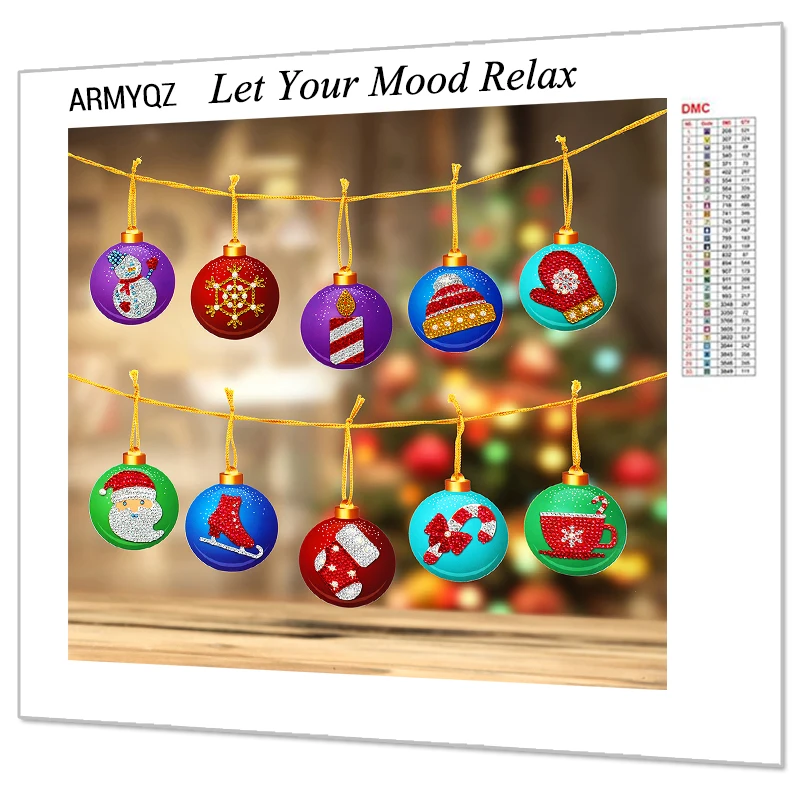 10 шт. 5D DIY Специальная форма алмазалмазная живопись брелок Рождественская елка