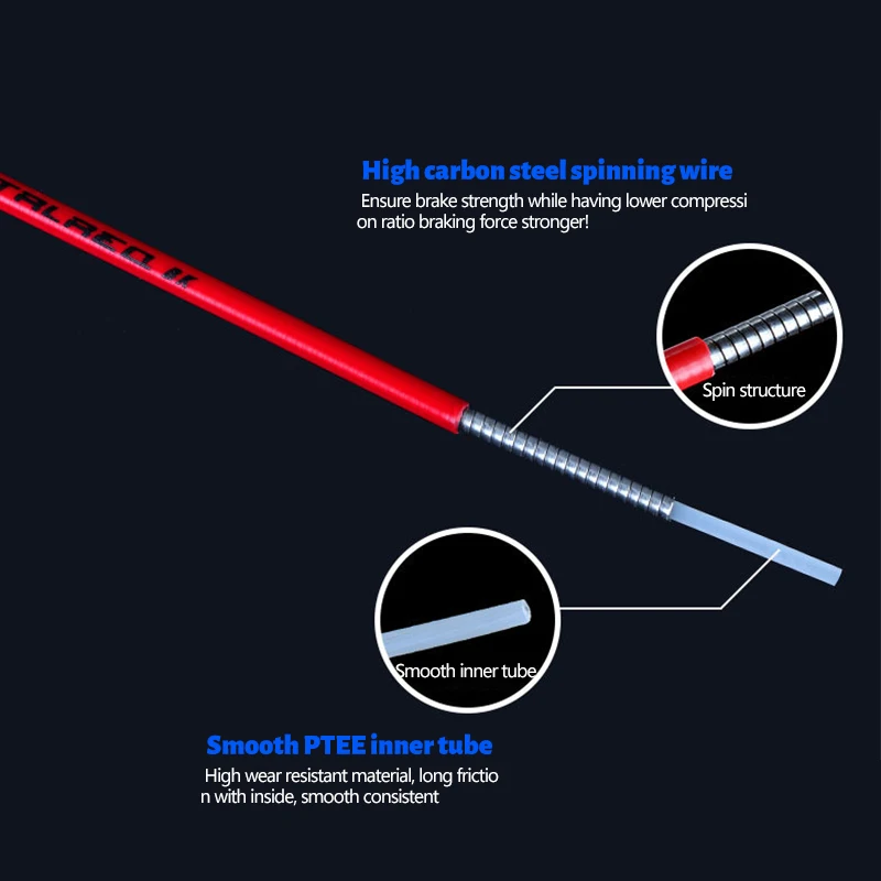 5 цветов Профессиональный велосипед передний/задний кабель тормозного механизма