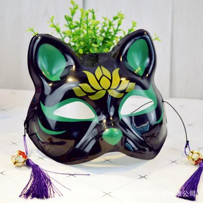 Лотос лиса маска Хэллоуин цвет белый-Ледяной дьявол Гуандун | Тематическая