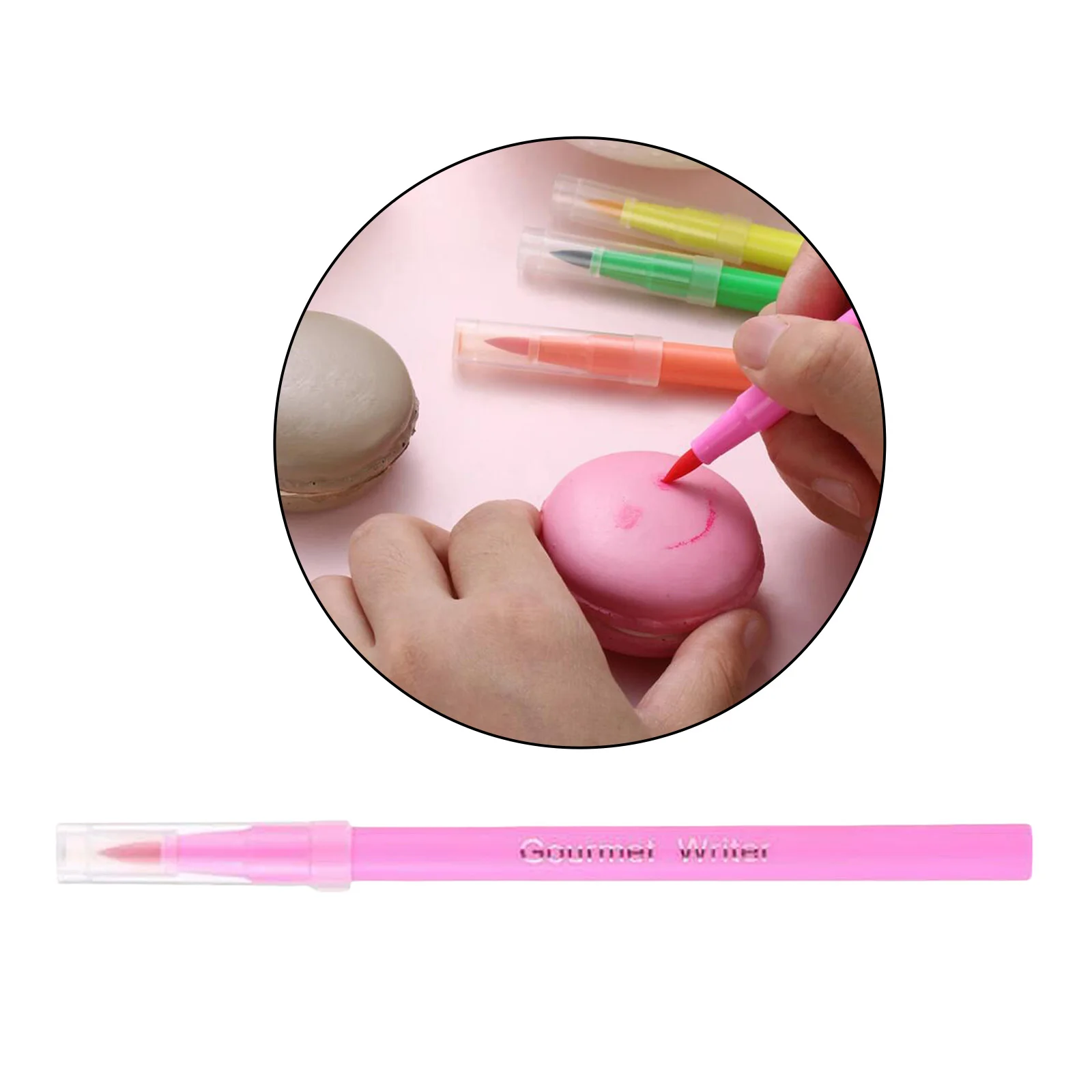 

Drawing Biscuits Fondant Cake Food Coloring Pen Edible Pigment Pen brush Diy Baking Cake Painting Decorating Supplies