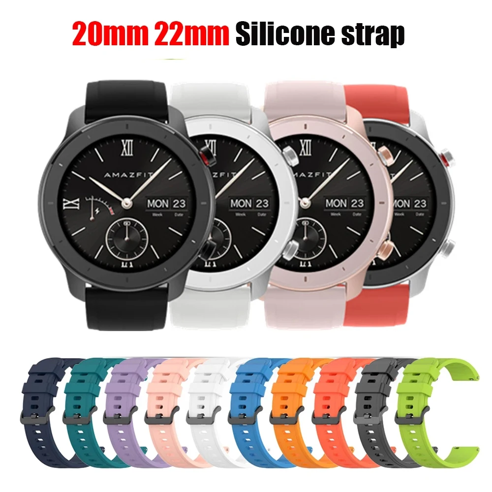 

Ремешок для часов Xiaomi Huami Amazfit GTR 42/47 мм, 22 дюйма, 20 мм