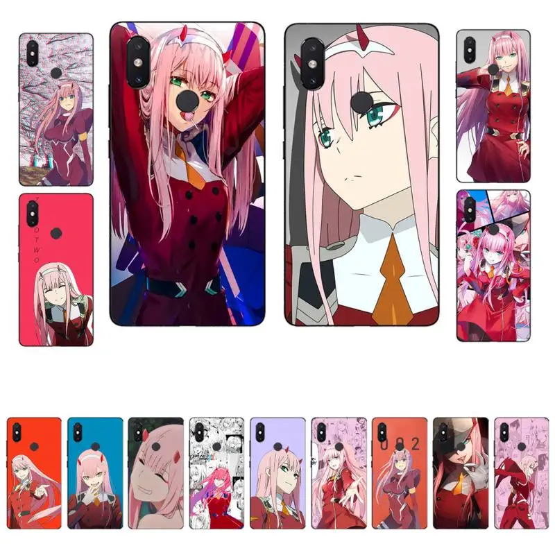 

MaiYaCa Zero Two Darling in the FranXX Anime Phone Case for Xiaomi mi 8 9 10 lite pro 9SE 5 6 X max 2 3 mix2s F1