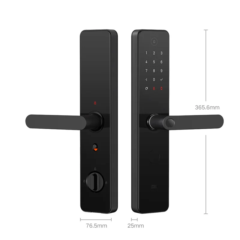 

Xiaomi Mijia Smart Door Lock 1S Fingerprint / Password / NFC / Bluethooth Unlock Remote Alarm Works With HomeKit & Mi Home App