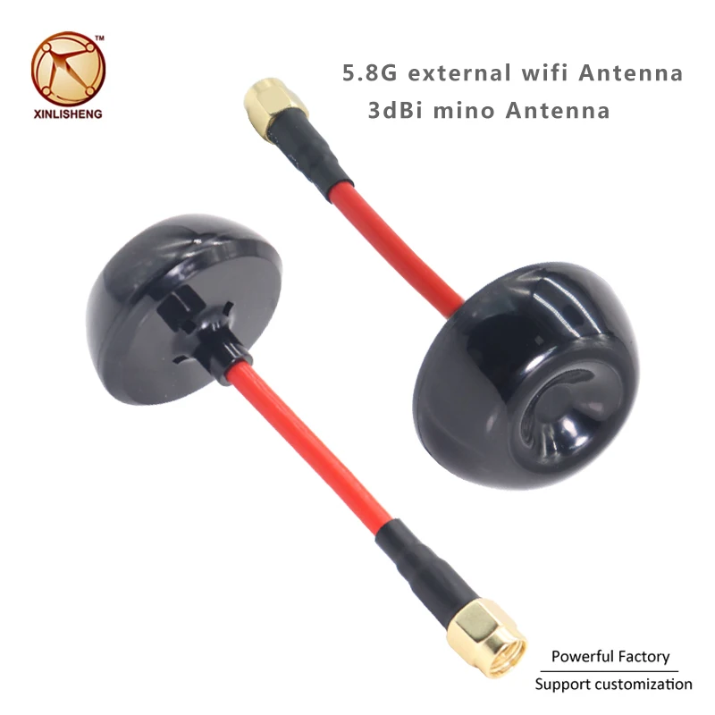Водонепроницаемая всенаправленная wifi 5 8G 2 4G 3dBi TX RX Грибная антенна RHCP FPV Для дрона