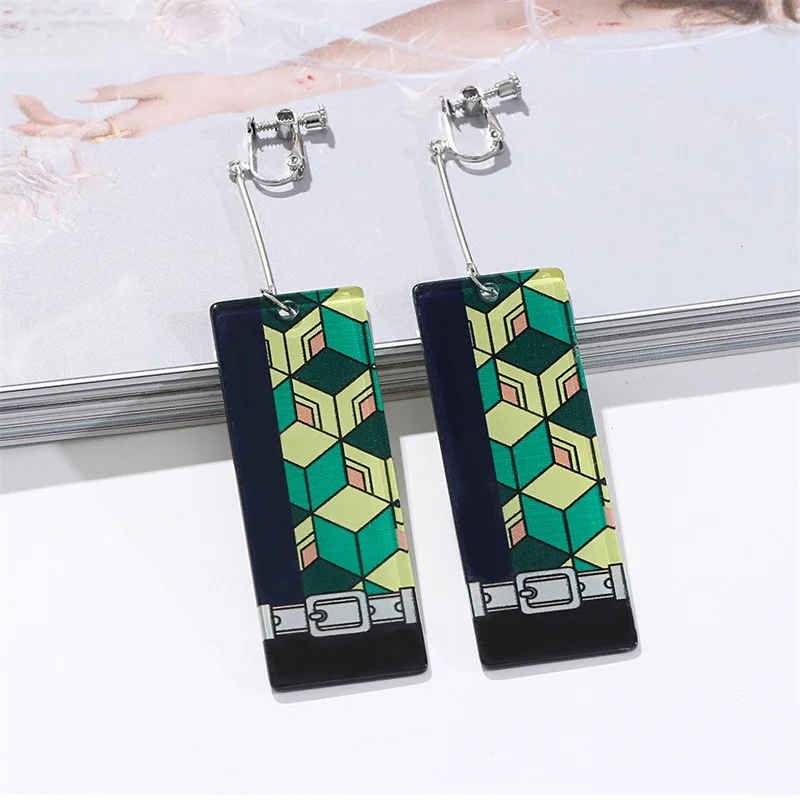 Акриловые серьги