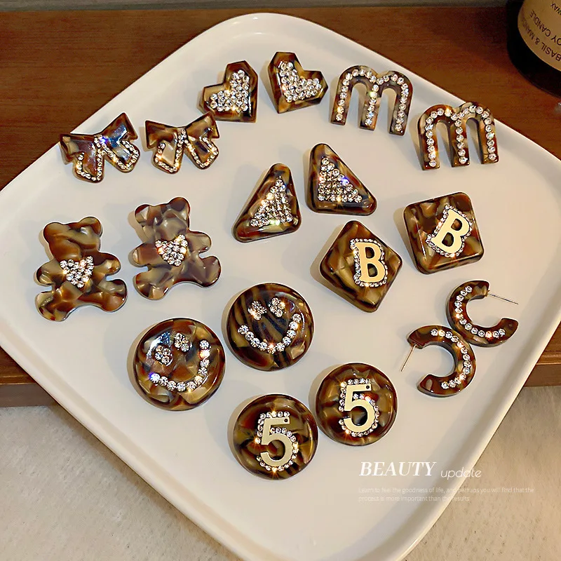 

корейский стиль винтаж большиесерги 2021 тренд женскиесеребро 925 украшения бижутерия аксессуары необычные прикольные штучки