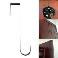 1pcs high quality sterling metal wreath hanger home kitchen wall door holder hook hanger hanging coat hooks