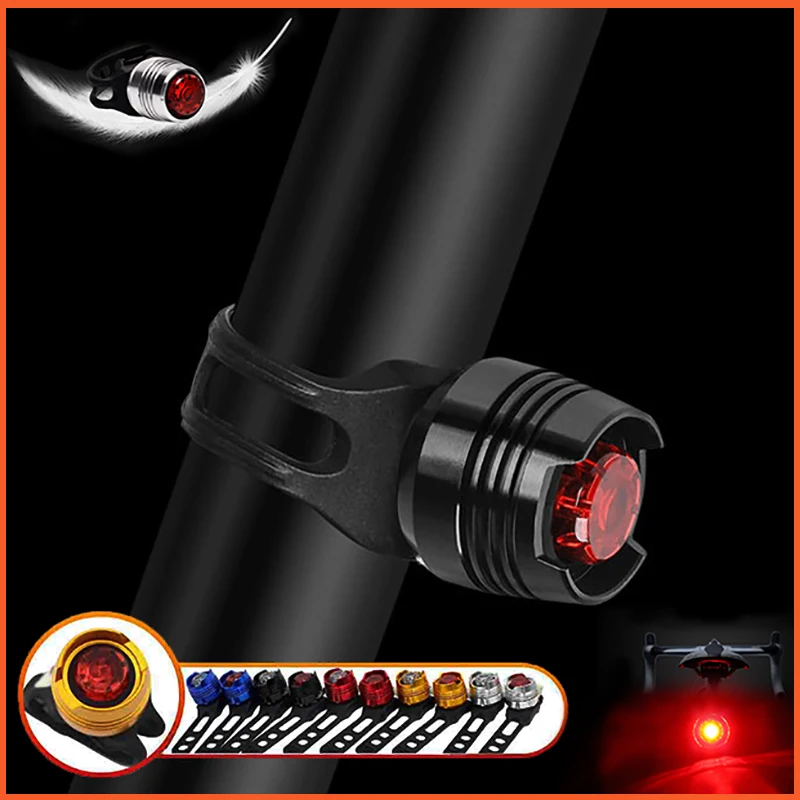 

Bicycle Light Cycling Warn Red LED Bike Rear Light 3 Modes Waterproof Flashing Safety Warning Tail Lamp Bicycle Accessories New