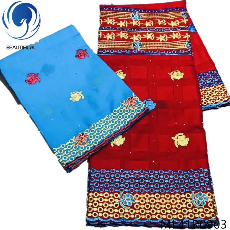 

BEAUTIFICAL Voile lace african fabrics nigerian swiss lace fabric for women 5+2yards New design cotton lace fabric ML41R09