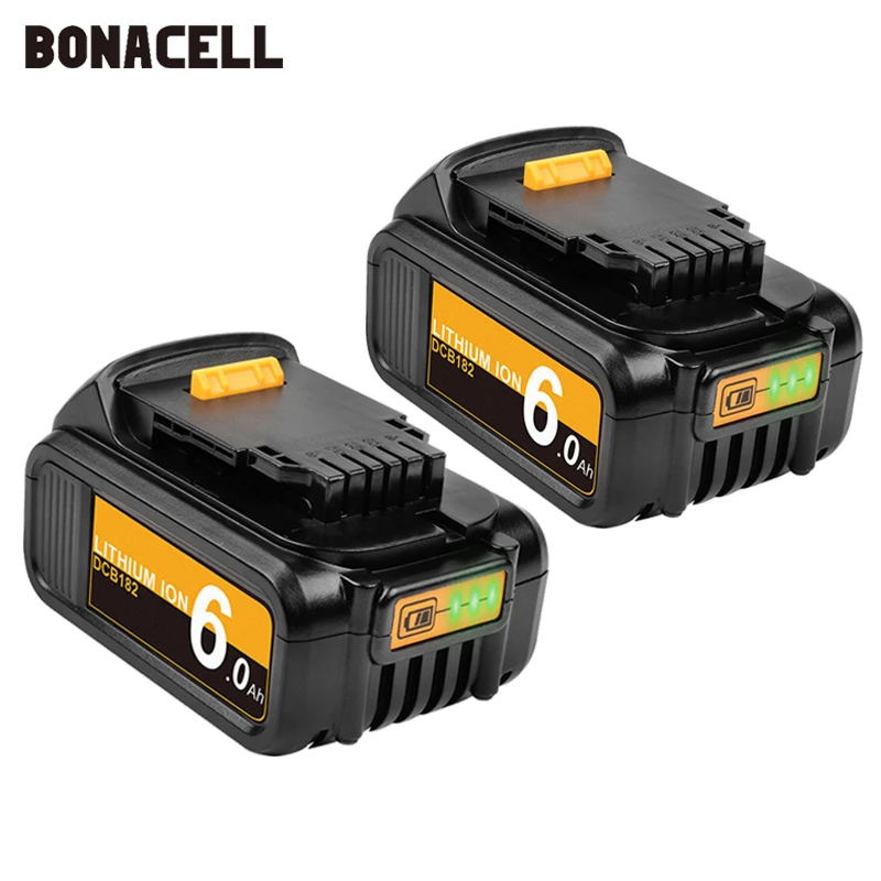 18 в 6000 мАч для электроинструмента DeWalt DCB200 MAX замена DCB184 DCB181 DCB182 20 6A батарея