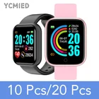 Оптовая продажа Y68D20 Смарт-часы Bluetooth Смарт-Браслет фитнес-трекер Смарт-часы для AndroidIOS 10 шт20 шт