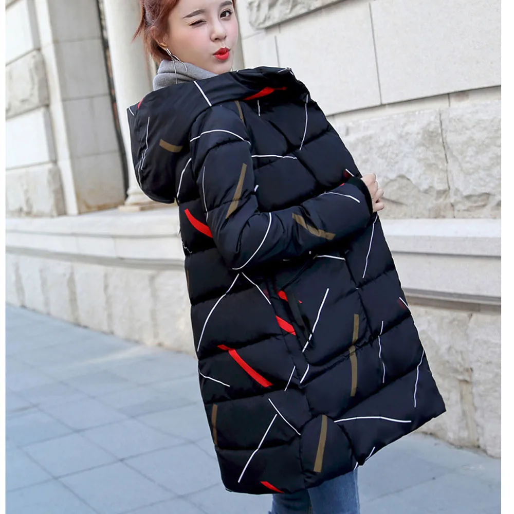 Зимнее новое пальто женское длинное плотное большого размера с подкладкой в