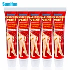 5 шт. Sumifun варикозное расширение вен лечение крем 100% оригинальный васкулита флебит паук мазь для снятия болевых ощущений медицинский пластырь 20g