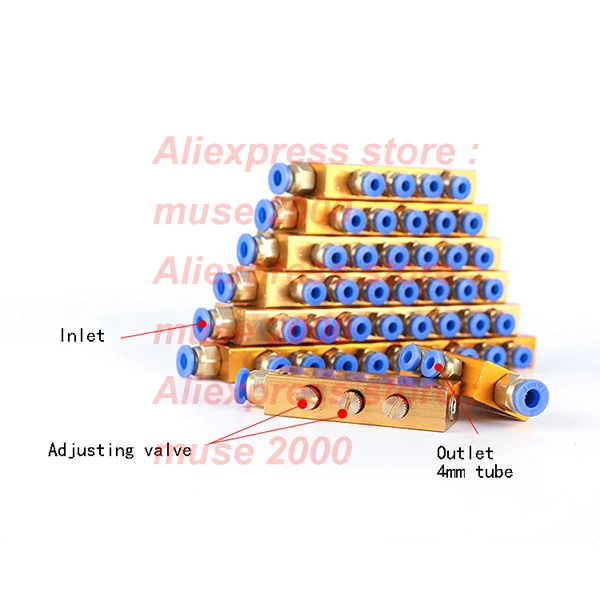 Дистрибьютор масла станок с ЧПУ трубка для смазочного нейлоновая полиуретановая