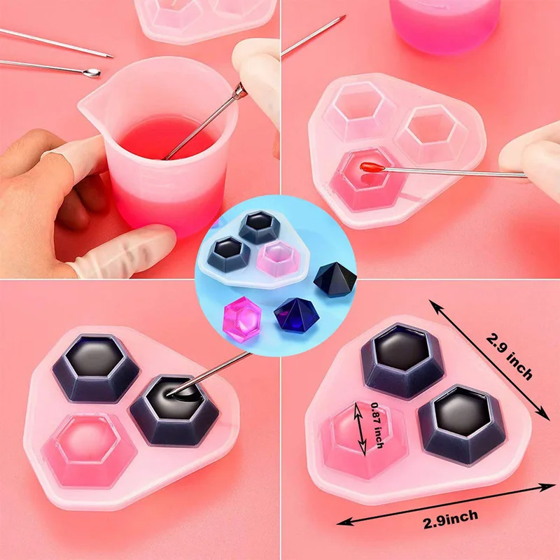 

229PC/Set Silicone Casting Molds And Tools For Kids Girls DIY Jewelry Necklace Bracelet Pendants Making Accessories Mould Set