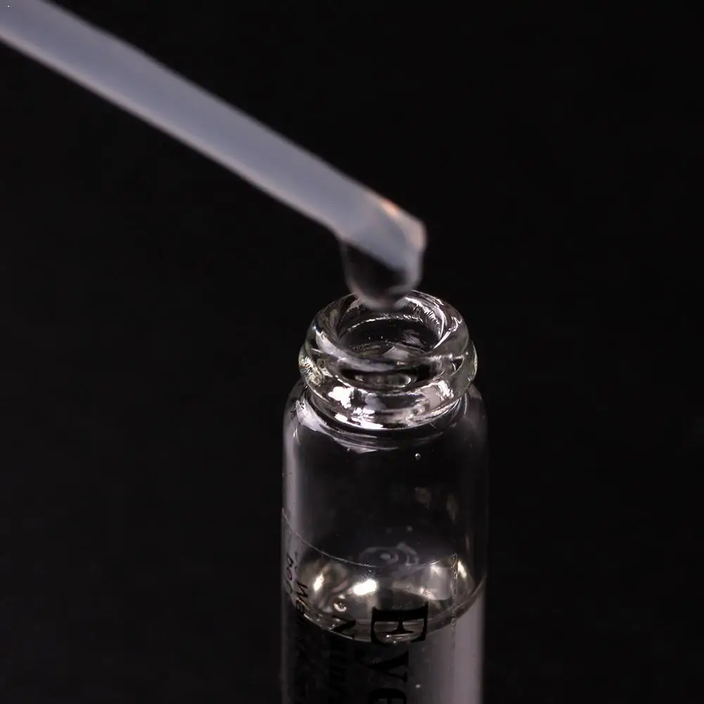 2 мл клей для накладных ресниц прозрачное стекло дорожный размер Карандаш Макияж