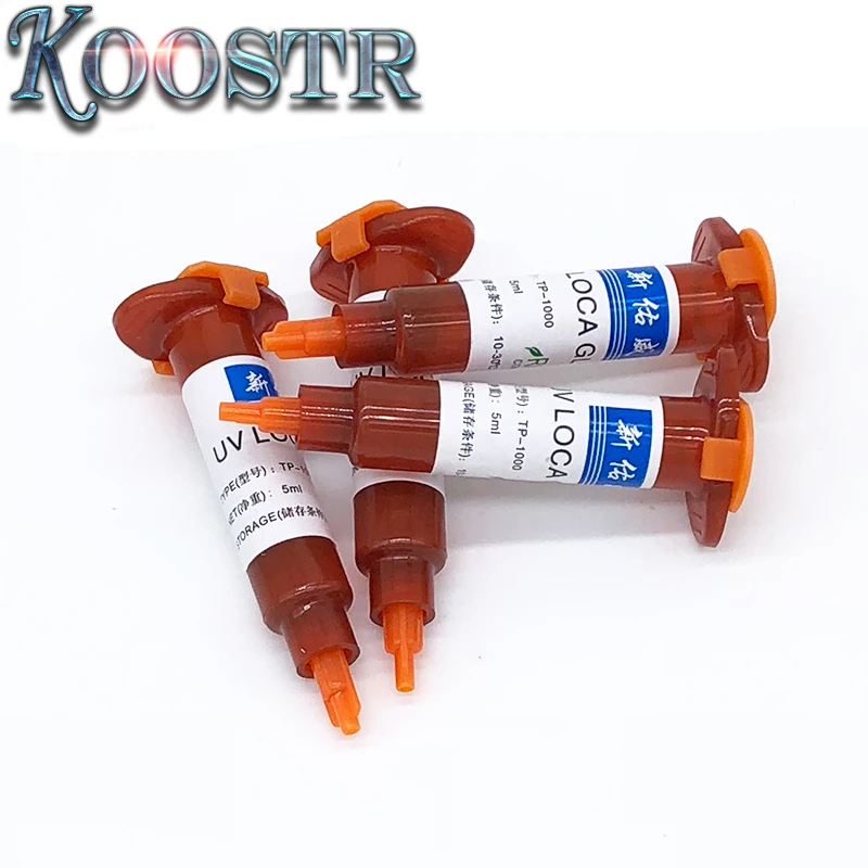 free shipping 10pcs/lot 5ml UV Glue LOCA TP-1000 Liquid Optical Clear adhesive for iPhone Samsung glass lens RepairWholesale |