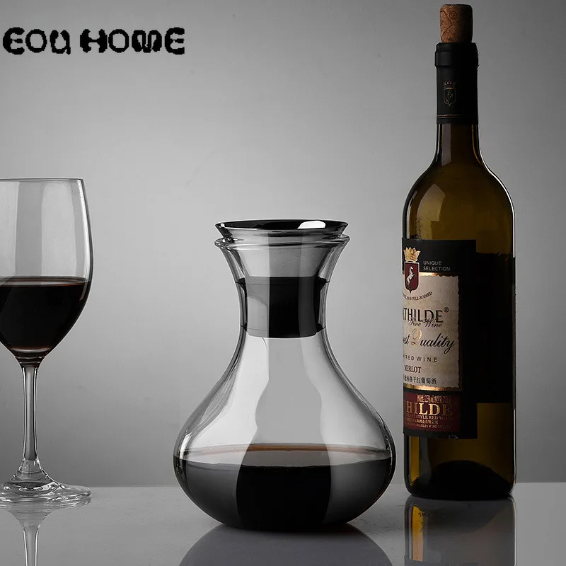 

1000ML High Borosilicate Glass Decanter Red Wine Brandy Champagne Glasses Decanter Bottle Jug Durable Juice Teapot Coffee Pots