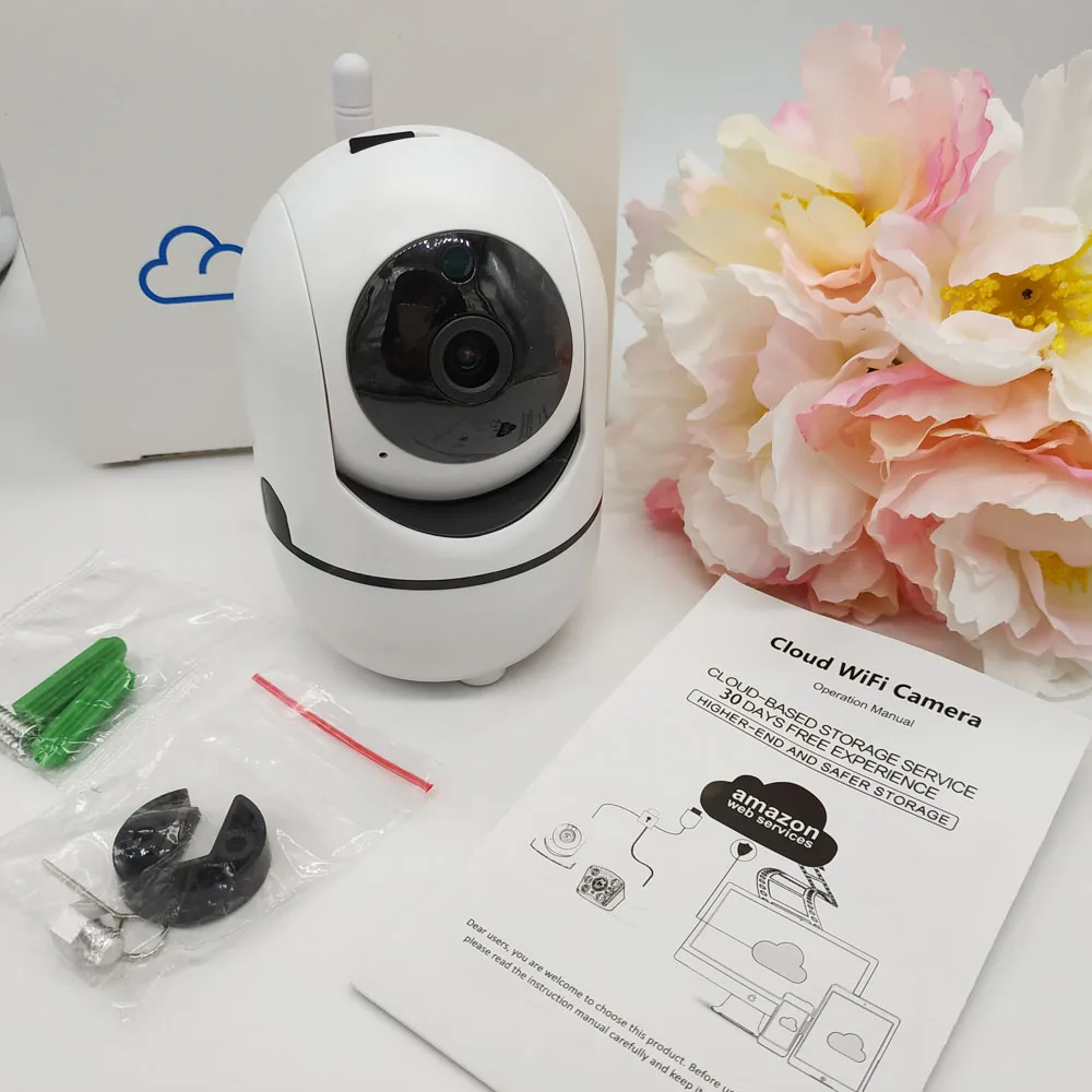 Мини Беспроводной Wi Fi 720P IP Камера охранного видеонаблюдения для домашнего