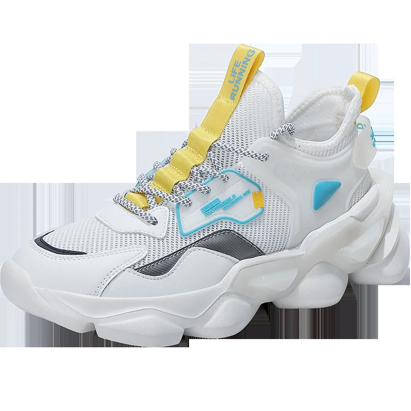 

2021 new Men's Heightened Sneakers Dad Shoes Summer Breathable Running Shoes