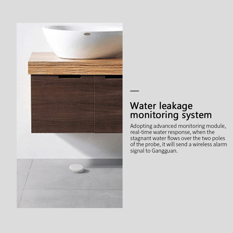 

Sensor Detector ZigBee TUYA Water Leak Detector Flood Sensor Water Tank Full Water Linkage Alarm Smart Life Remote Monitoring