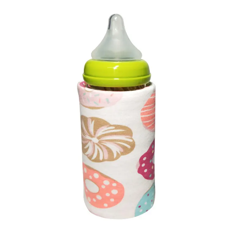 

USB Milk Water Warmer Travel Stroller Insulated Bag Baby Nursing Bottle Heater