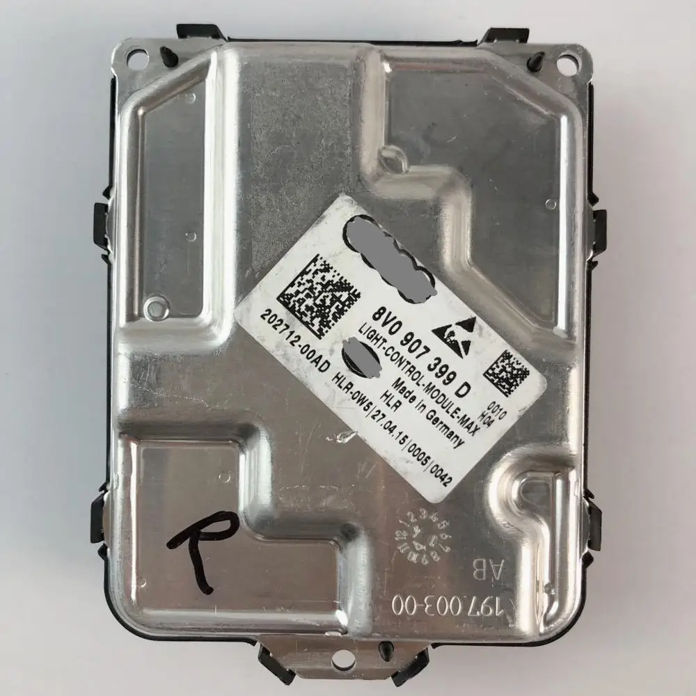 Оригинальный б/у модуль управления компьютером для передней фары Φ 8V0907399D E-MAX