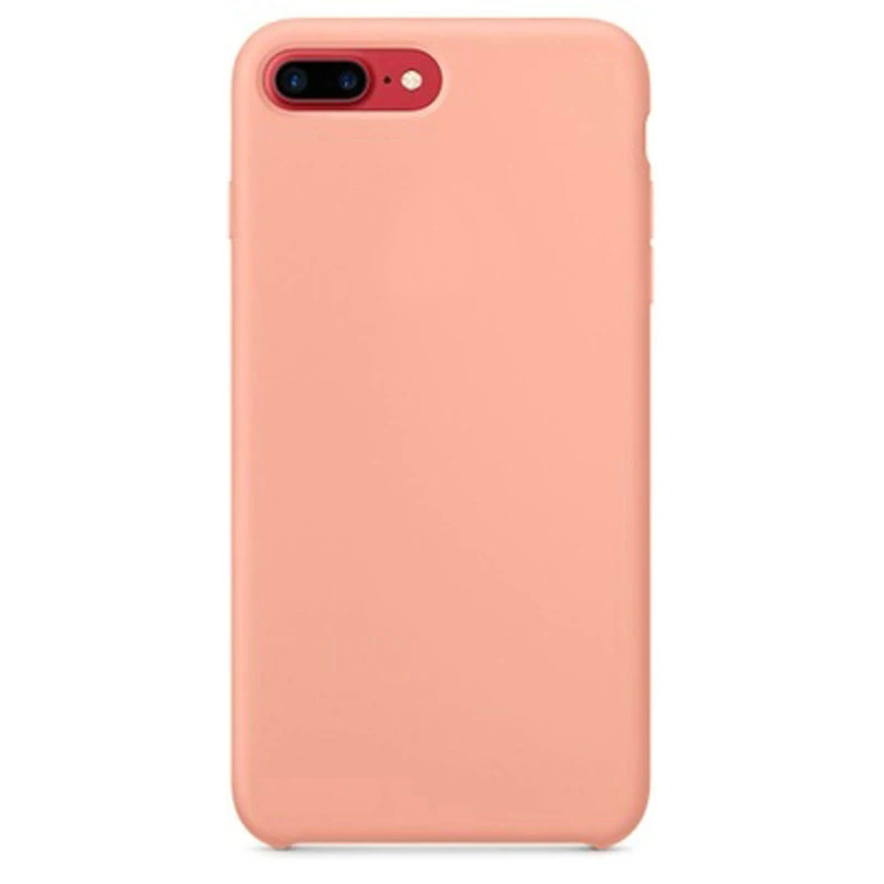Begonia Официальный силиконовый чехол для iPhone 7 8 Plus, задняя крышка с логотипом для Apple iPhone 11 Pro XR X XS MAX 6 6S PLUS, чехол - Цвет: Begonia