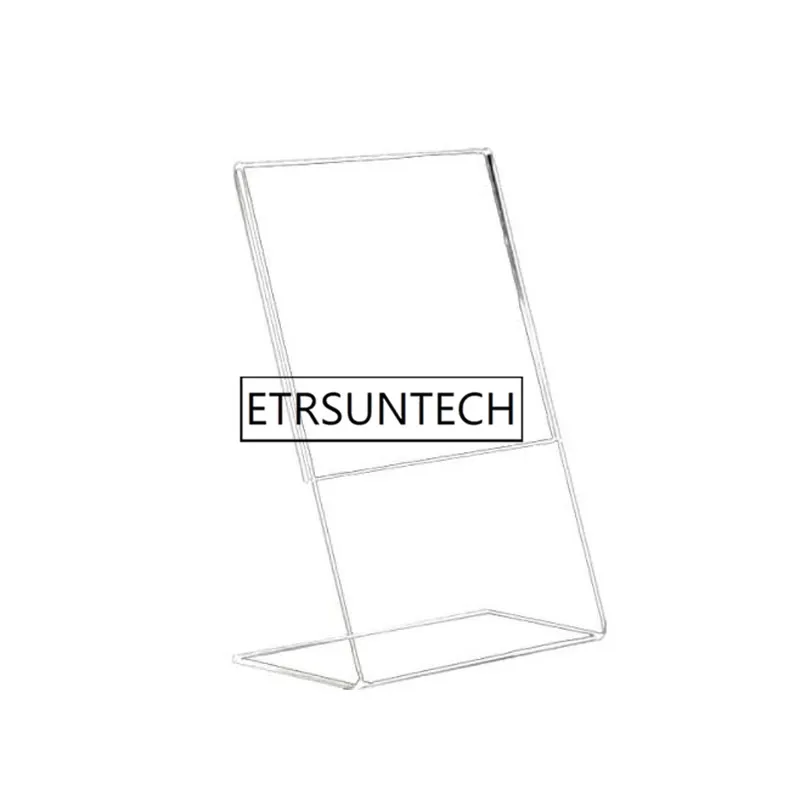 100 шт. офисный акрил A6 дисплей листовки стенды счетчик пластик для доски