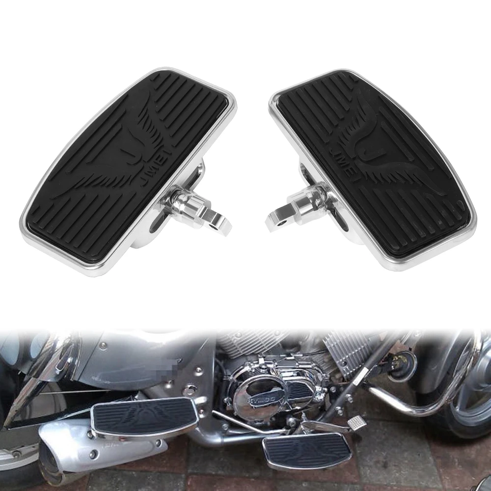 

1 Pair Black Motorcycle Adjustable Foot Pegs Floorboard Rear Passenger Footboards Footrest For Harley Sportster 883 1200 Dyna