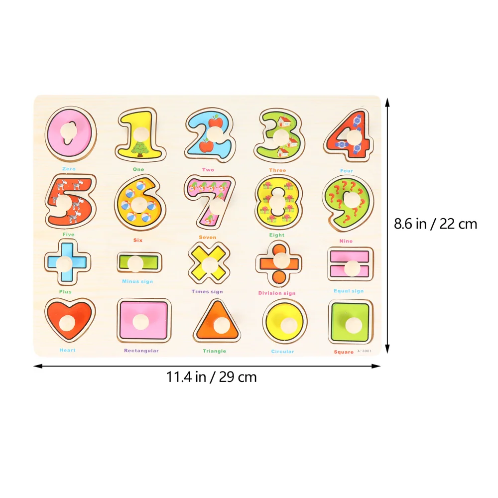

4Pcs Wooden Kids Puzzle Creative Building Block Educational Plaything