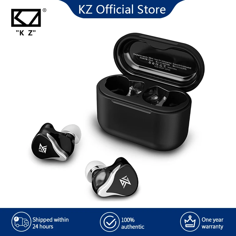 KZ Z3 TWS Koptelefoon True Draadloze Game Oordopjes Touch Control Noise Cancelling HiFi Bluetooth-compatible 5.2 Sport Headset