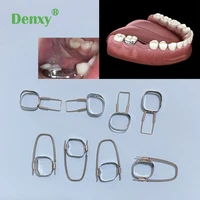 40pcs10sets dental orthodontic band 1st 2nd molar space maintainer 29 41 orthodontic braces preformed band loop brackets