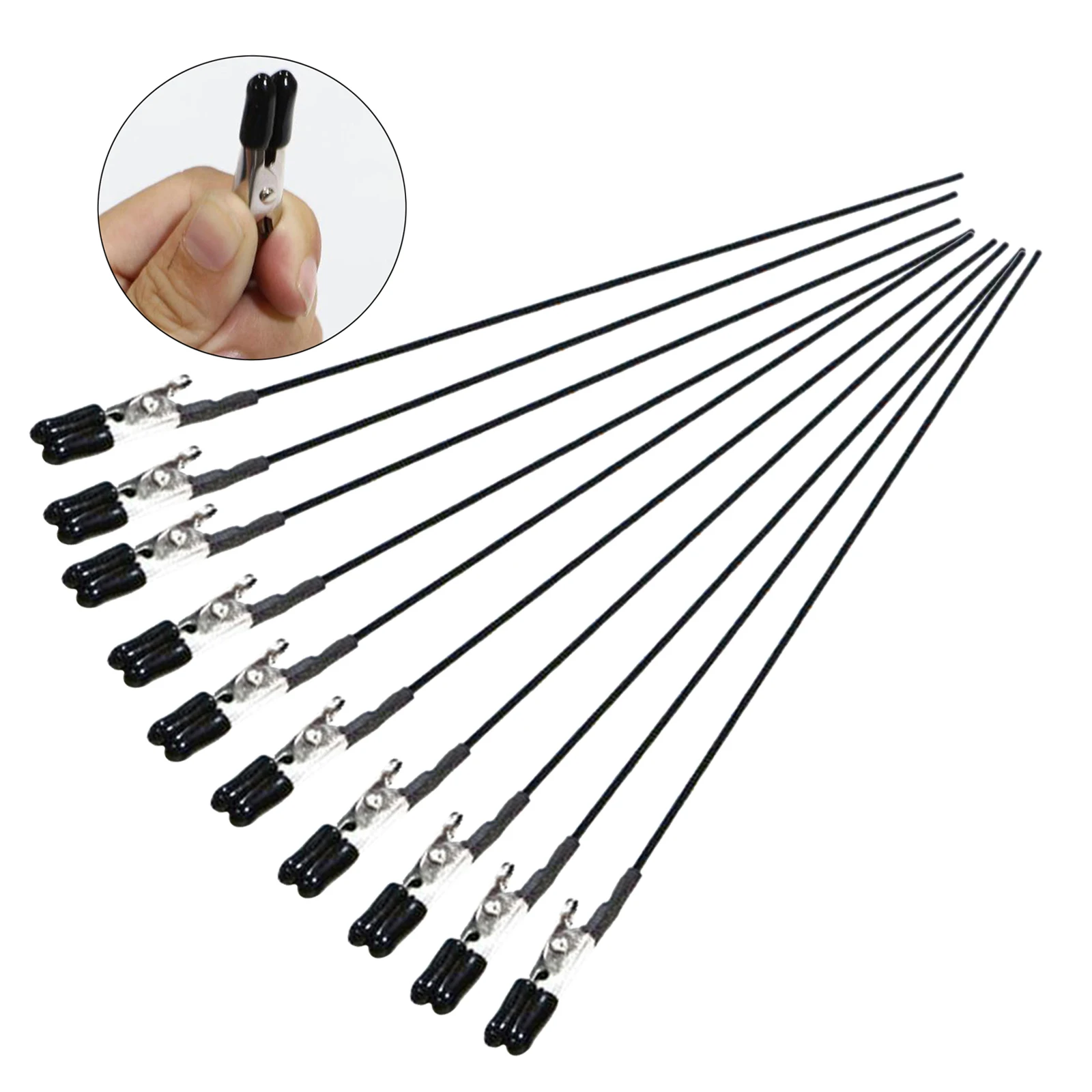 

10/Set Model Painting Tools Parts Kits Metal Painting Clips Sticks Airbrush Alligator Clamp Hobby Crafts New