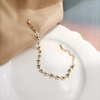 cute little flower bracelet for women ins fashion design bracelets charm temperament sweet moris jewelry