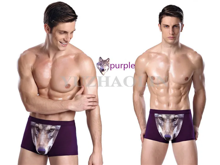 Мужские трусы-боксеры из модала s Wolf, нижнее белье, шорты, Ropa De Hombre, подарки Бэтмена, сексуальные мужские Бесшовные трусы, трусы-боксеры для мужчин