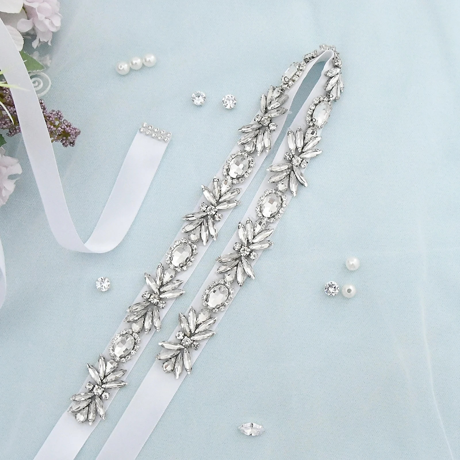 

S292 Sparkling Rhinestone Wedding Belts Bridal Bridesmaid Dress Accessories Wedding Dresses Belt for Women Hot Sale Waistband