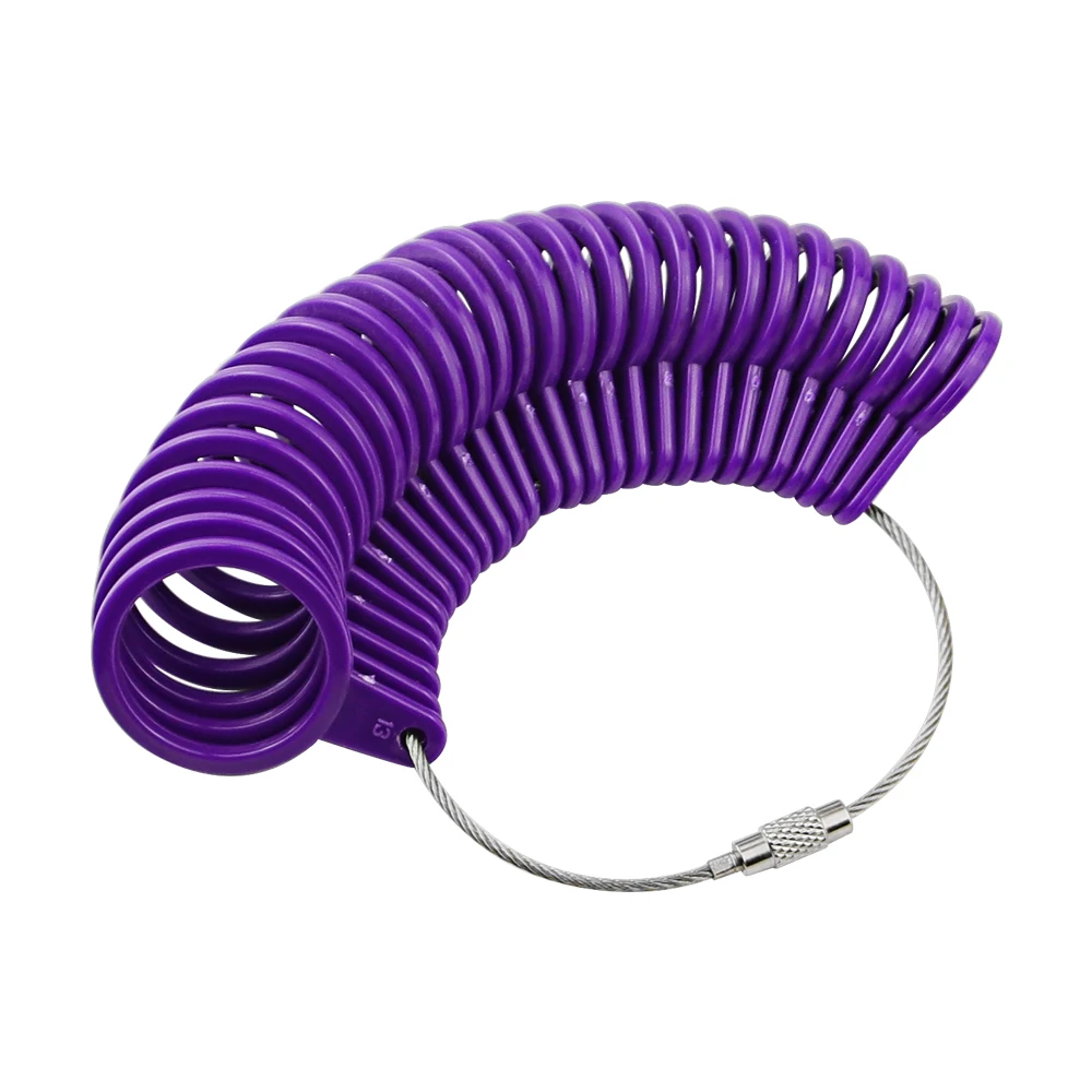 

1 шт. США оптовая продажа пластиковое кольцо Размер видоискателя шпиндель стержень для самостоятельного изготовления ювелирных изделий Ко...