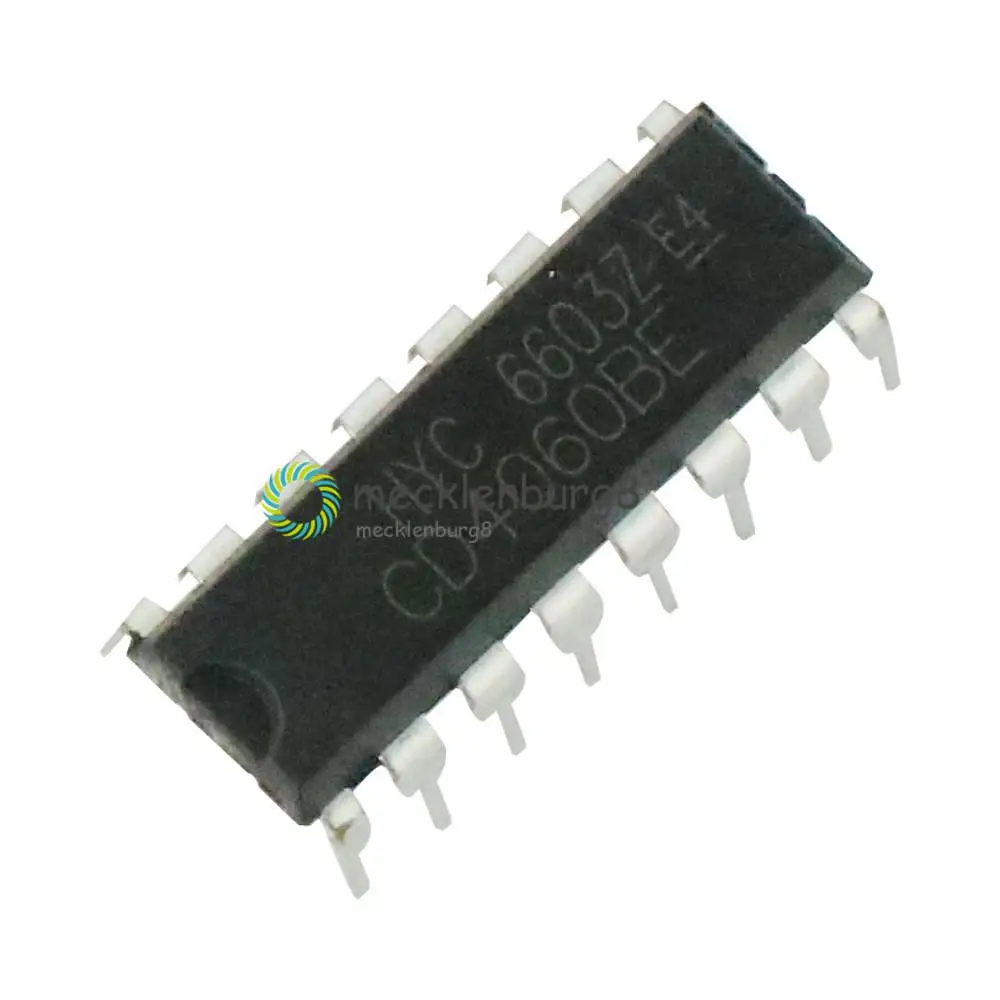 10PCS CD4060BE CD4060 Ripple Carry Binary Counter IC DIP-16 pin Low Power NEW | Электроника