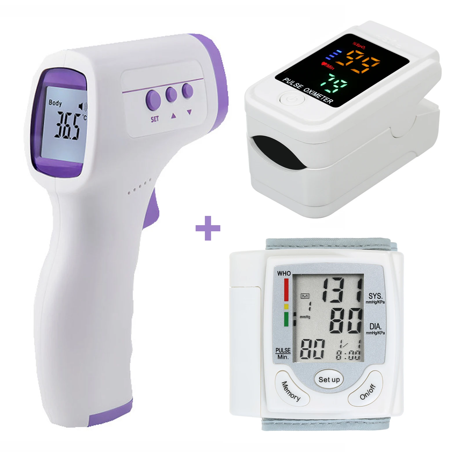 Автоматический тонометр Сфигмоманометр на запястье с ЖК-дисплеем для измерения