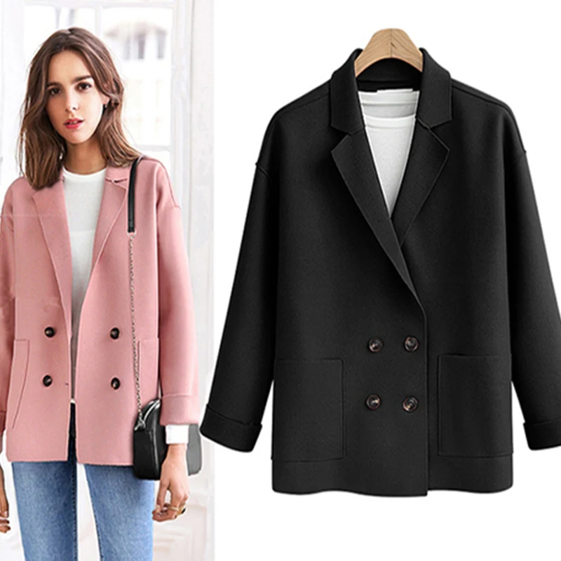 Женское осенне-зимнее пальто Aswinfon Модный Кардиган с длинным рукавом верхняя