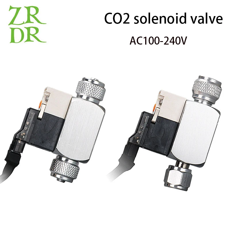 ZRDR аквариум мини Лидер продаж низкая температура CO2 Соленоидный клапан одна