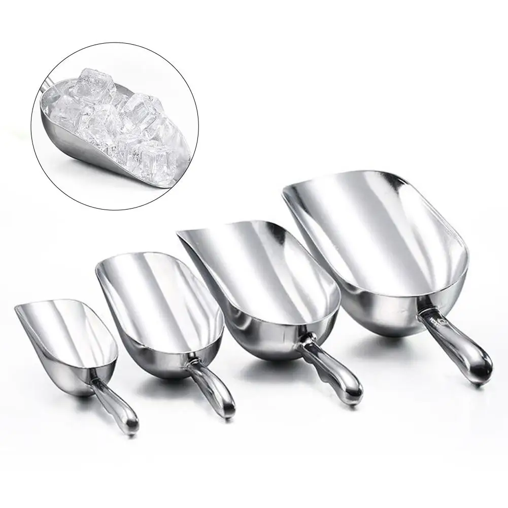 

Multifunctional Ice Shovel Aluminum Alloy Bar Ice Cube Shovel Flour Rice Feed Shovel Food Tea Shovel Candy Dried Fruit Scoop