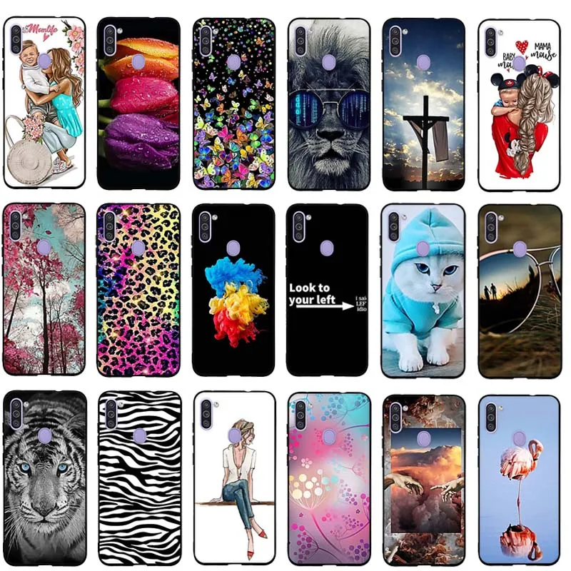 

For Samsung Galaxy A11 M11 SM-A115F SM-M115F Case Cover Soft Silicone TPU Case For Samsung A11 M11 A 11 M 11 Cover Mother Funda