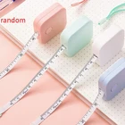 Выдвижная линейка 150 см, рулон сантиметров, дюймовая рулонная швейная измерительная лента, миниатюрная рулетка, портативная измерительная линейка для одежды