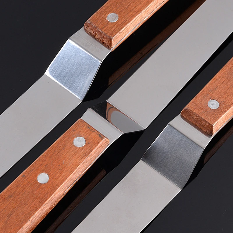 Нержавеющая сталь масло торт крем хлеб угловой шпатель более гладкая глазурь