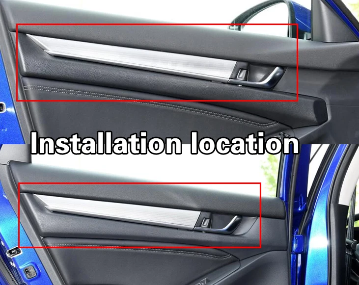 Автомобильные аксессуары наклейка из углеродного волокна на дверь внутреннюю